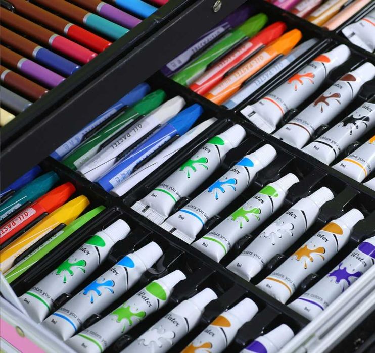 Комплект за рисуване 145 части ш куфарче