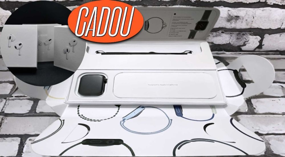 Apple watch seriea 10 46mm Cellular Black GALERIE SIGILAT + CASTI