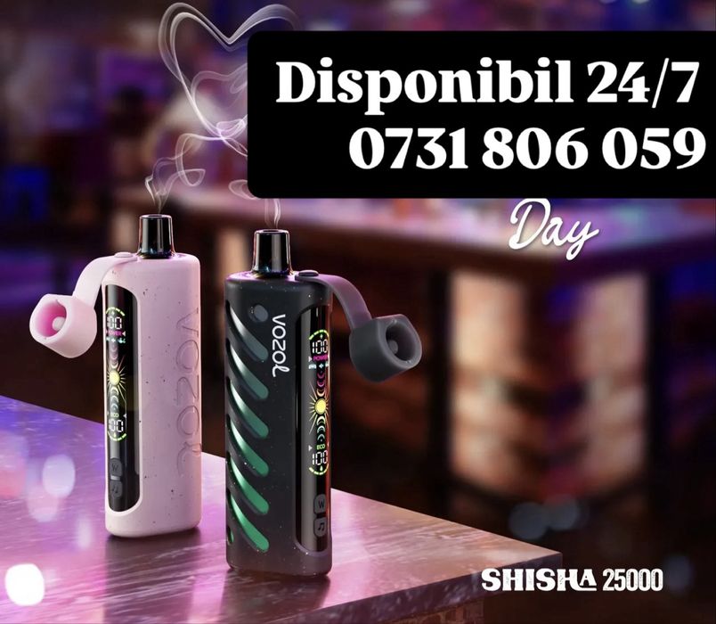Vape narghilea vozol 25.000 puffs permium