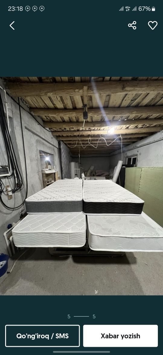 Matras ishlab chiqazamiz kv² 250 ming