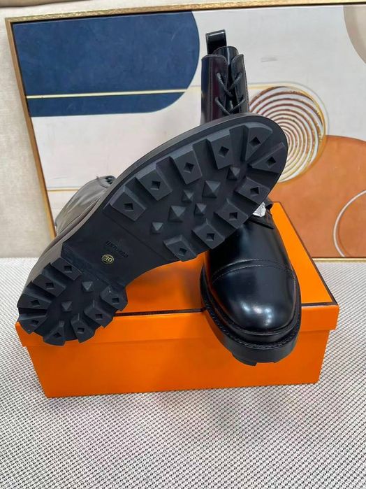 Ботуши кожени hermes есен/пролет