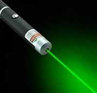 Laser Pointer Verde Tip Pix cu 12 Capete Interschimbabile