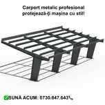 Carport Metalic/ Copertina auto/ Protejeaza-ti Masina cu Stil!