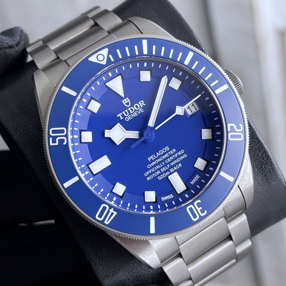 Tudor Pelagos Titanium Blue Dial Diver 500M