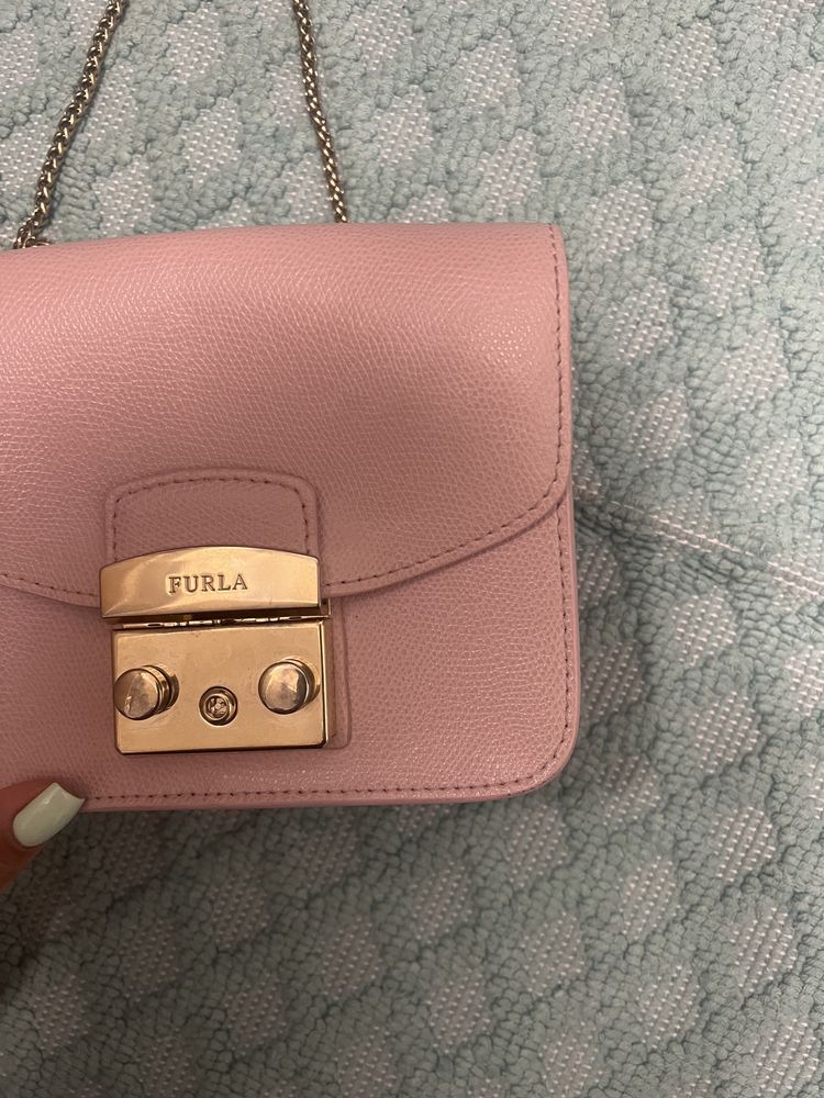 Furla Metropolis Crossbody roz pal