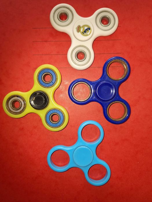 Jucarie - Fidget Spinner, Moses, Plastic/Metal, buc = 4