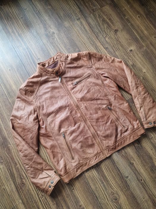 Страхотно мъжко кожено яке MARIO CONTI размер 2XL