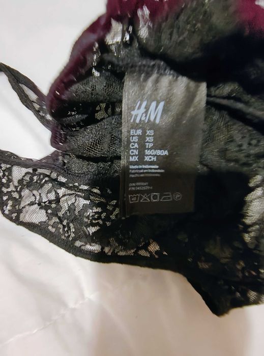 S XS lot haine Zara H&M body dantelă rochie salopeta