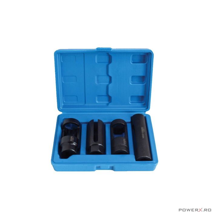 Set tubulare pentru demontat injectoare diesel 1/2", 4 piese, VW, BMW,