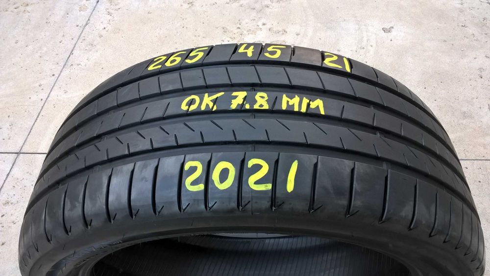 O anvelopa vara 265 45 21 bridgestone alenza 001 cu 7.8 mm 2021