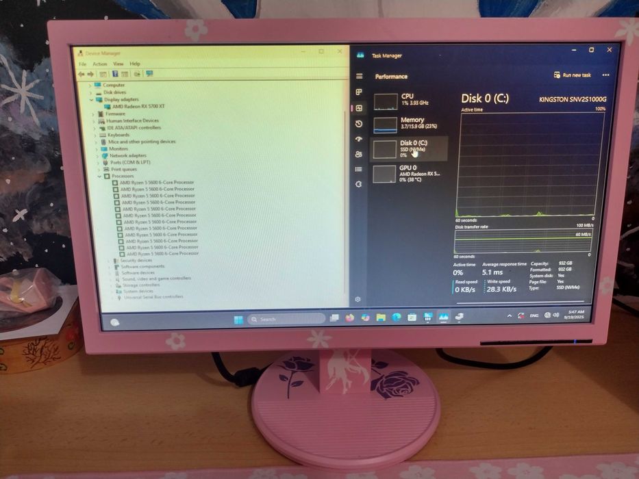PC Roz, set complet