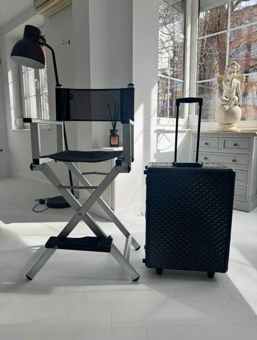 Set profesional de make-up artist masa/valiza+scaun