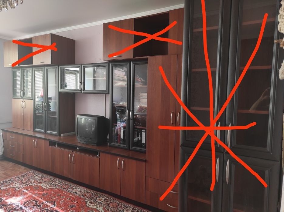 Стенка шкаф мебель корпусная бу