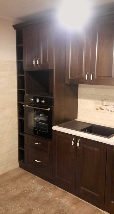 Producator Mobilier LEMN Masiv. Bucatarie, blat, noua, soft, fronturi.