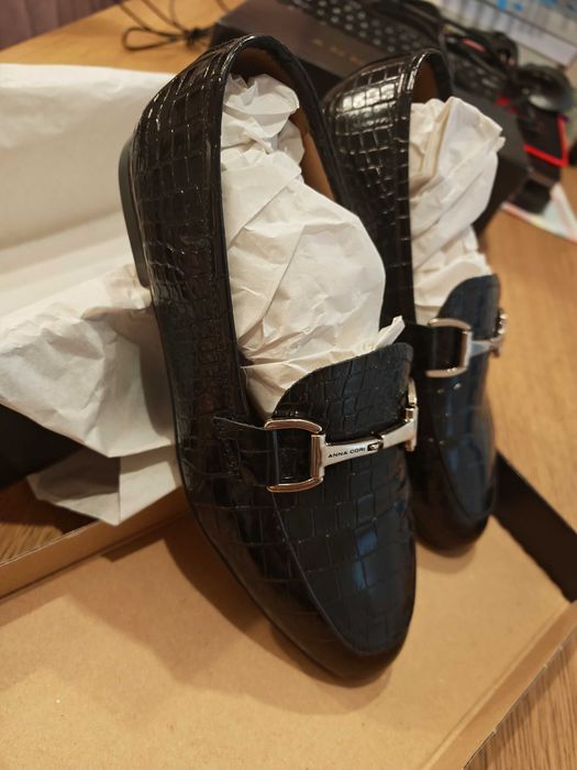 Pantofi casual dama din piele naturala - Anna Cori marimea 37