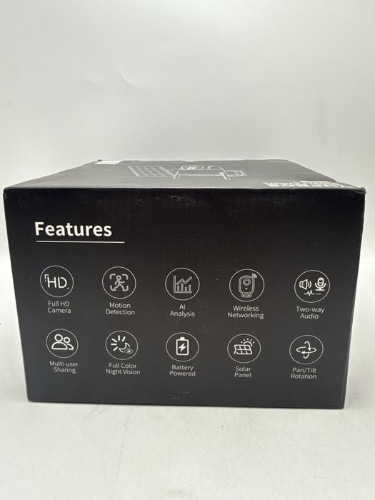 Camera Wi-Fi De Exterior Cu Panou Solar Sigilata C3