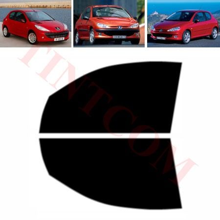 Peugeot 206 (3 врати, хечбек, 1999 - 2010) Фолио за тониране на стъкла