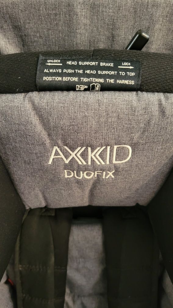 Scaun auto copii AXKID DUOFIX - prindere cu spatele sau fata.