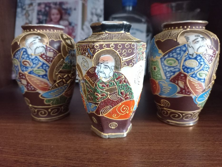 Set vaze satsuma japonia