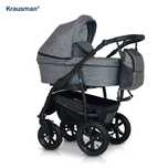 Carucior 3 in 1 Trend Grey Prestige - Krausman