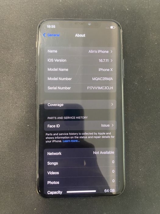 Iphone X 64GB ID-xxl2586