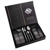 Set tacamuri portugheze, 24 de piese, Silver, 18,7-23 cm