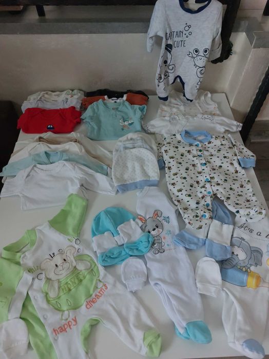 Голям лот от бебешки дрехи 50 - 62 размер