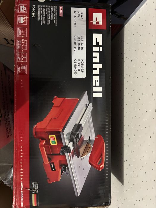 Електрическа машина за рязане на фаянс и теракот Einhell TC-TC 800