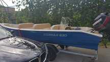 Barca Corsar 630, motor Evinrude 115, peridoc.