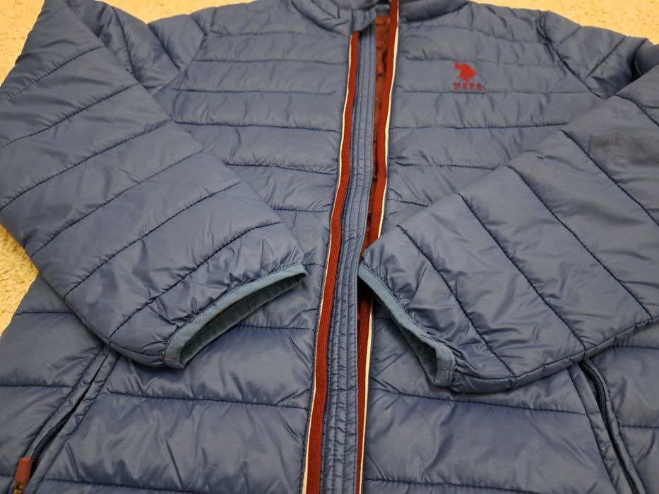 Geaca matlasata us polo assn primavara toamna marimea 152 12 ani