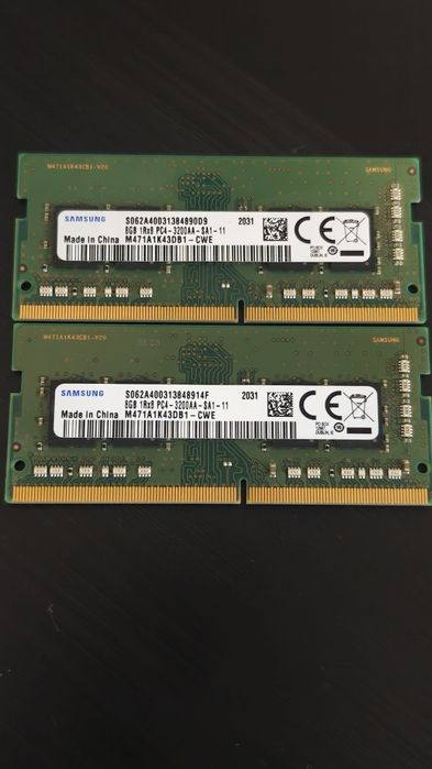 Vând set memorii laptop DDR4