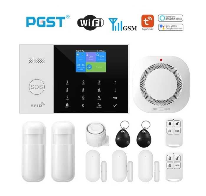 WiFi / GSM Смарт професионална Алармена система за дом, офис, цех PRO