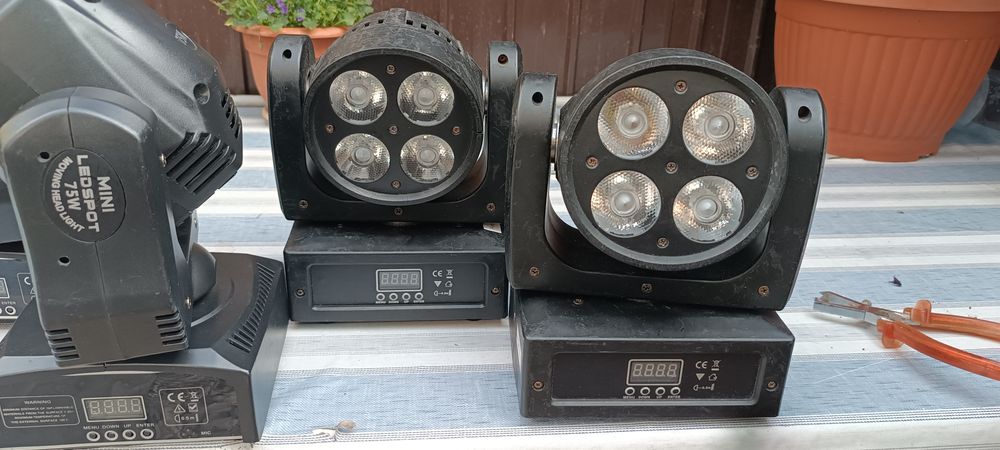 Lumini heduru wash si spot dj