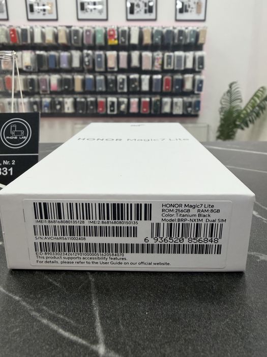 Honor Magic 7 Lite - Black - 8Gb - 256Gb - NOU - 2 Ani Garantie