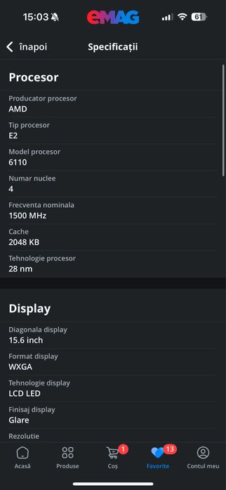 Laptop Acer Aspire E5-521