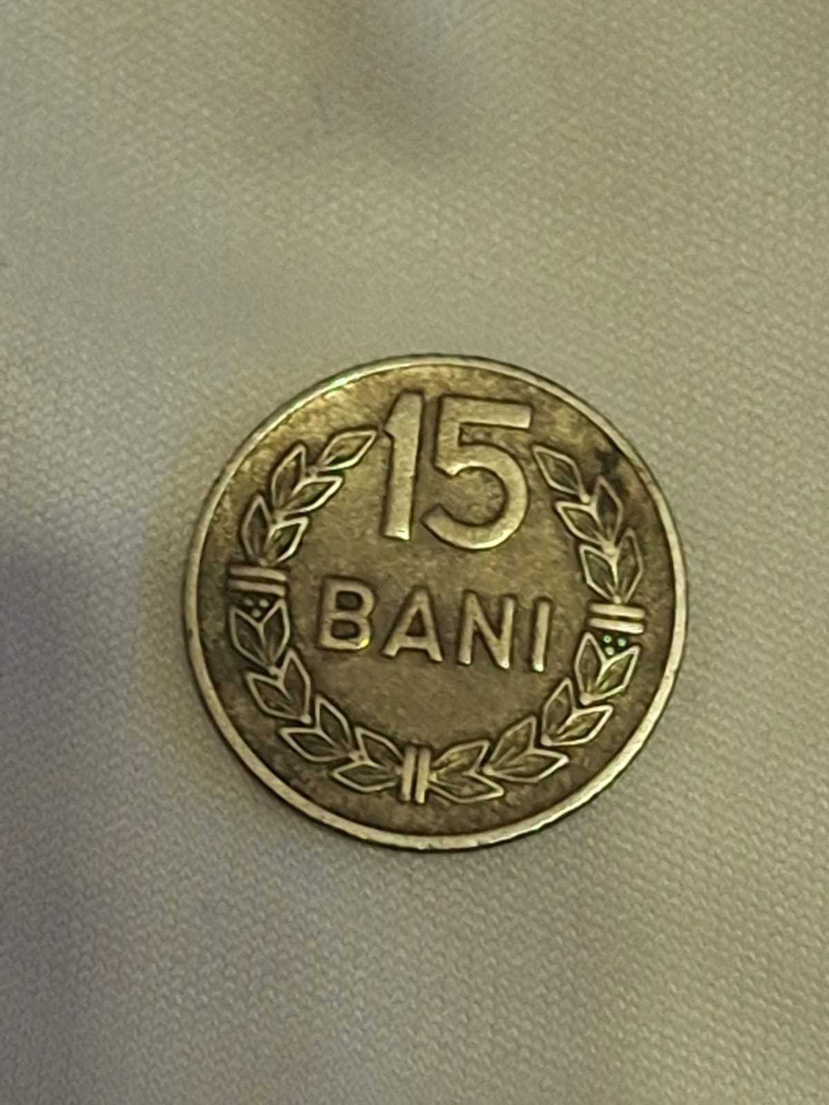 Moneda 15 bani anul 1966