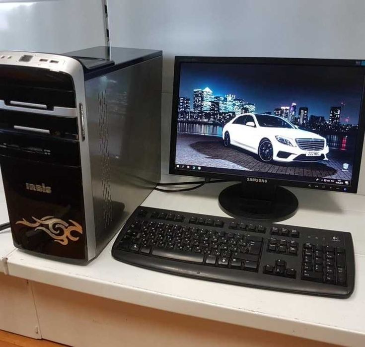 Комп с монитор клавой мышкой для игры в GTA V Dota2 Roblox CS go