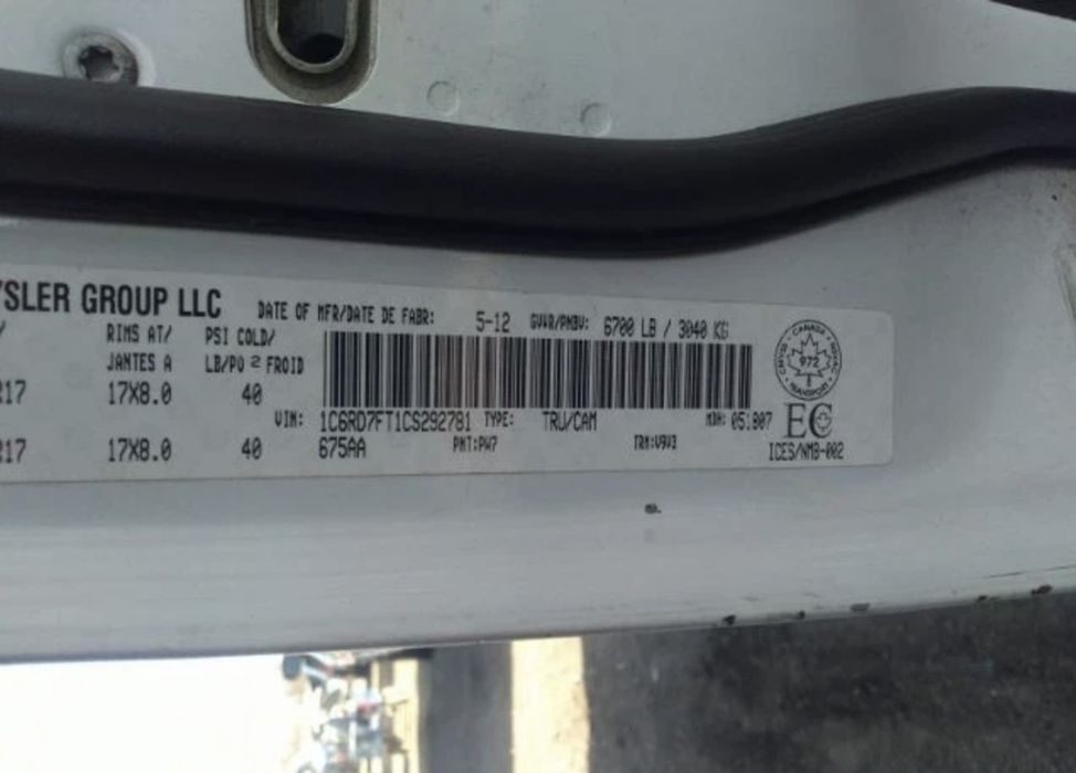 Dodge Ram 5.7 2012 на части