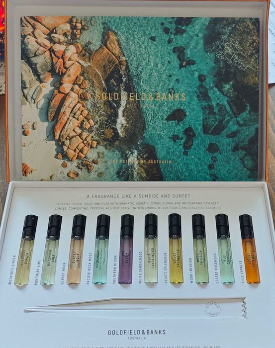 Два дискавъри сета парфюми;
Goldfield & Banks, Imaginary authors