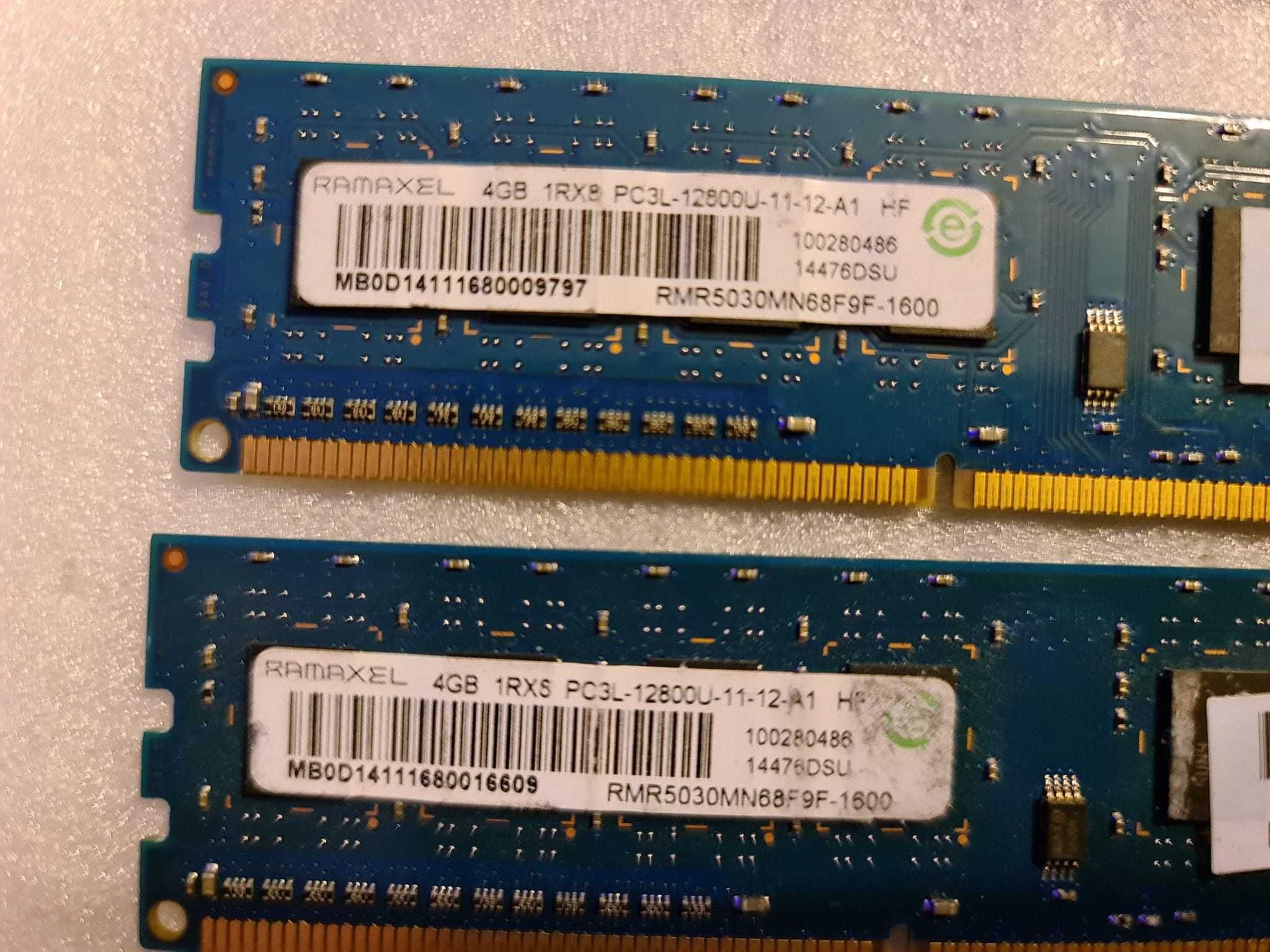 Memorie RAM Ramaxel 4GB PC3-12800 DDR3-1600MHz non-ECC