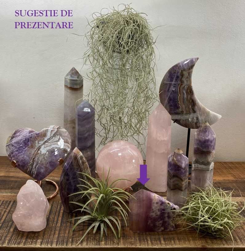 Cristale/Minerale - Fluorit - Obelisc piatra bruta