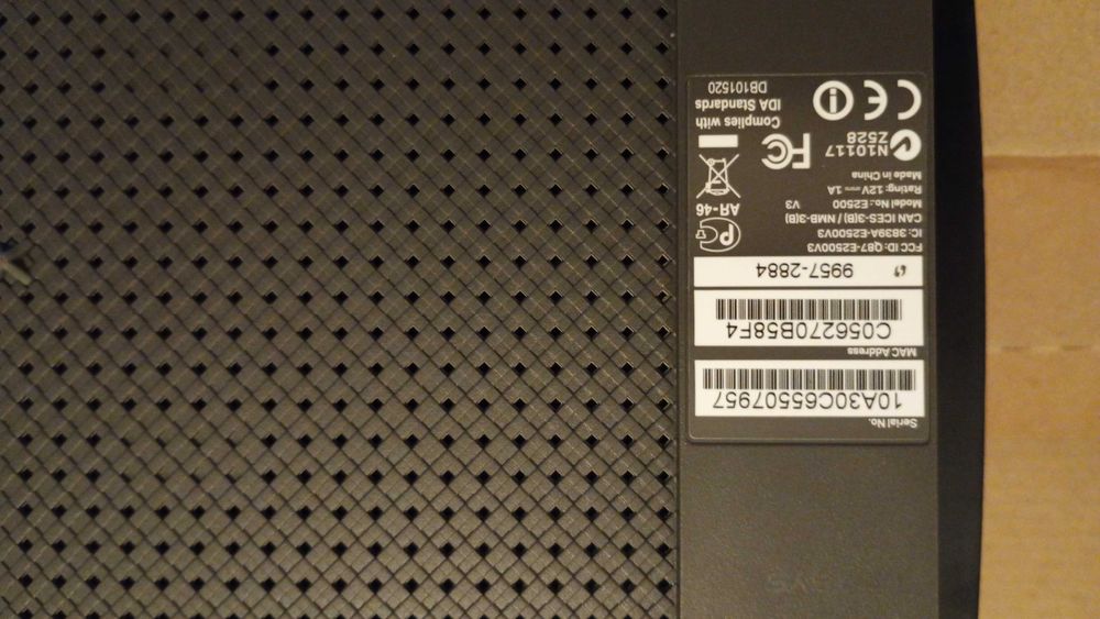 Router Lynksys E2500 v3 N600