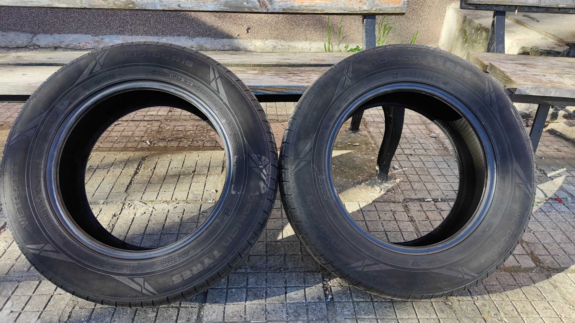 Много запазени летни гуми NOKIAN WETPROOF 195/65 R15 91H, DOT 17/2019