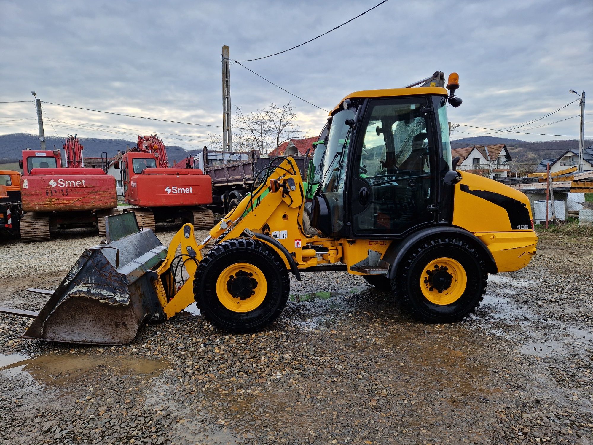 Încărcător frontal, vola  jcb 406 2 bucati