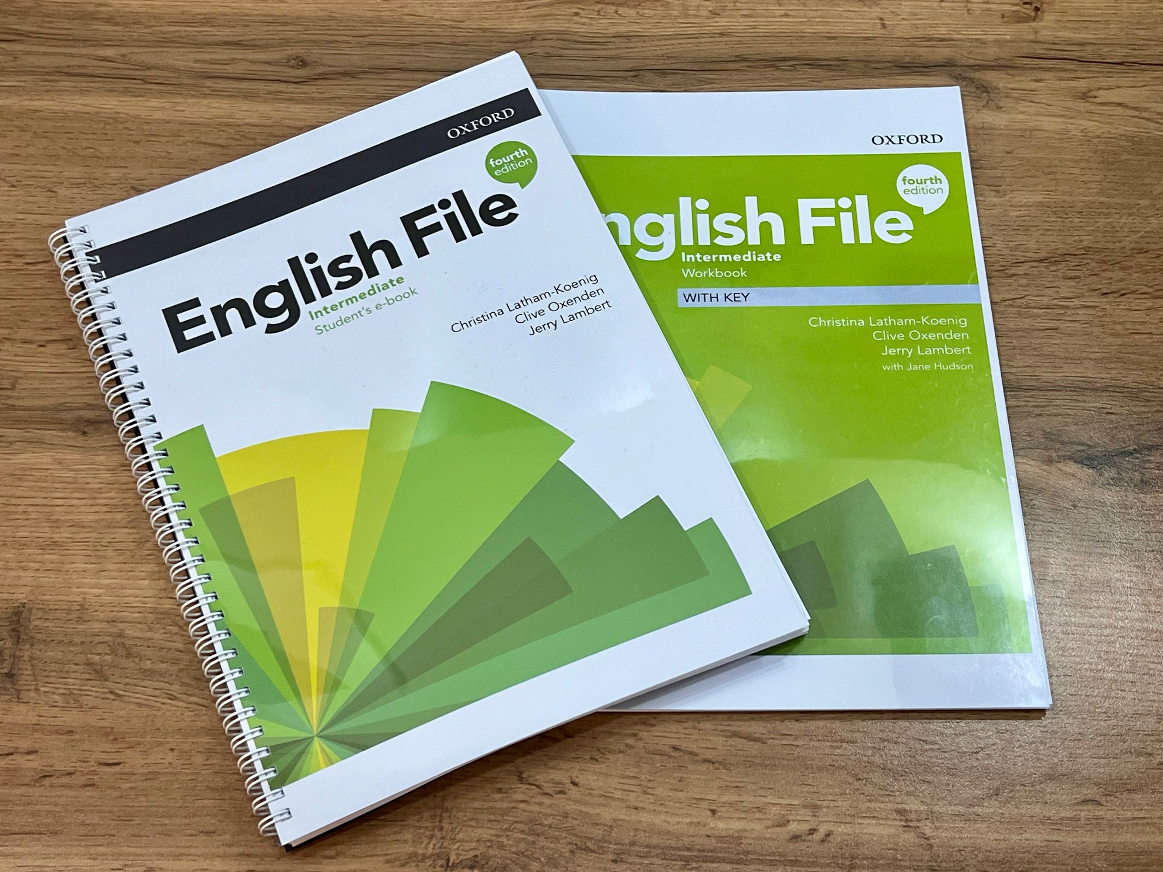 Учебники English File Intermediate 4 издание Супер качество