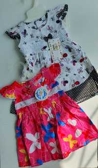 Два новых нарядных платья на девочку 3-6 месяцев за 40 тыс