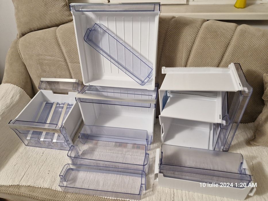 Sertare,rafturi,etajere,geamuri,leduri, frigider