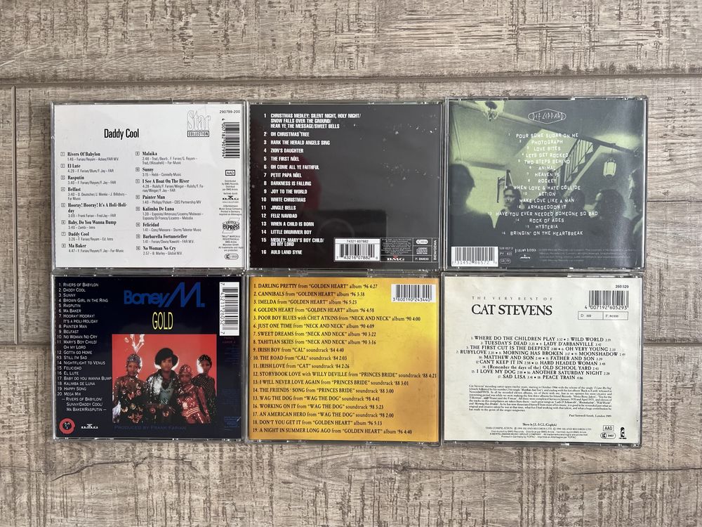 Lot 3 cd-uri originale muzica diversa anii 80-90