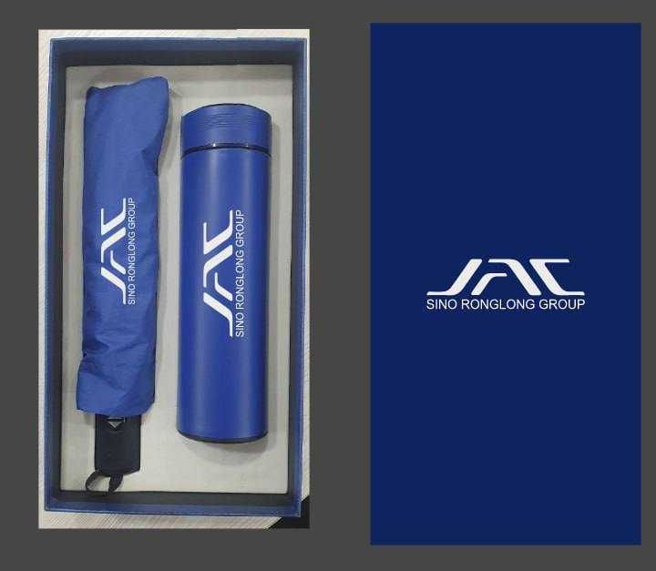 Корпоративный подарочный набор с брендированием.