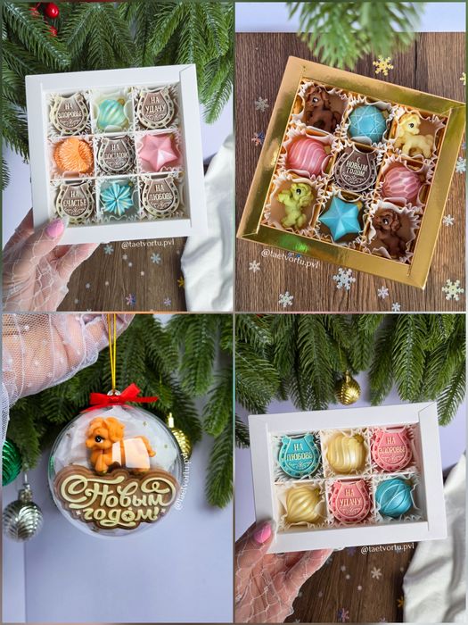 Подарочные наборы из бельгийского шоколада каллебаут